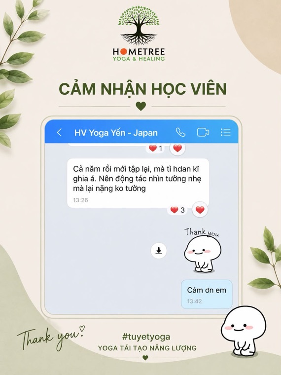 Tin nhắn Zalo của một học viên ở Nhật: cả năm rồi mới tập lại, động tác nhìn tưởng nhẹ mà lại nặng không tưởng